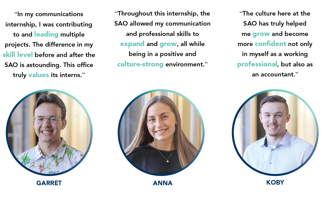Internship Testimonials from Garret, Anna and Koby