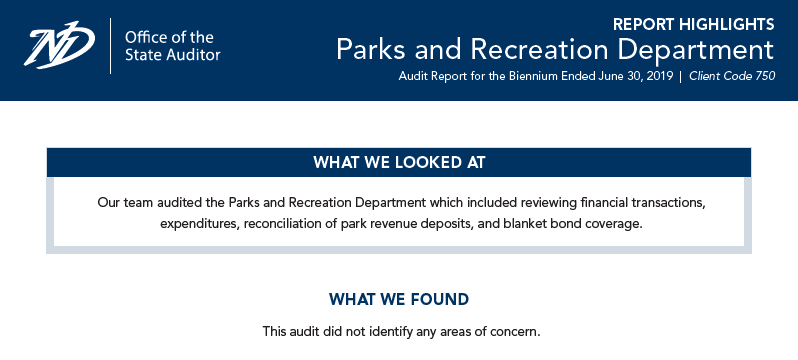 2019 Parks and Recreation