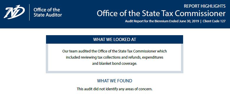2019 Tax Commissioner - Report Highlights 
