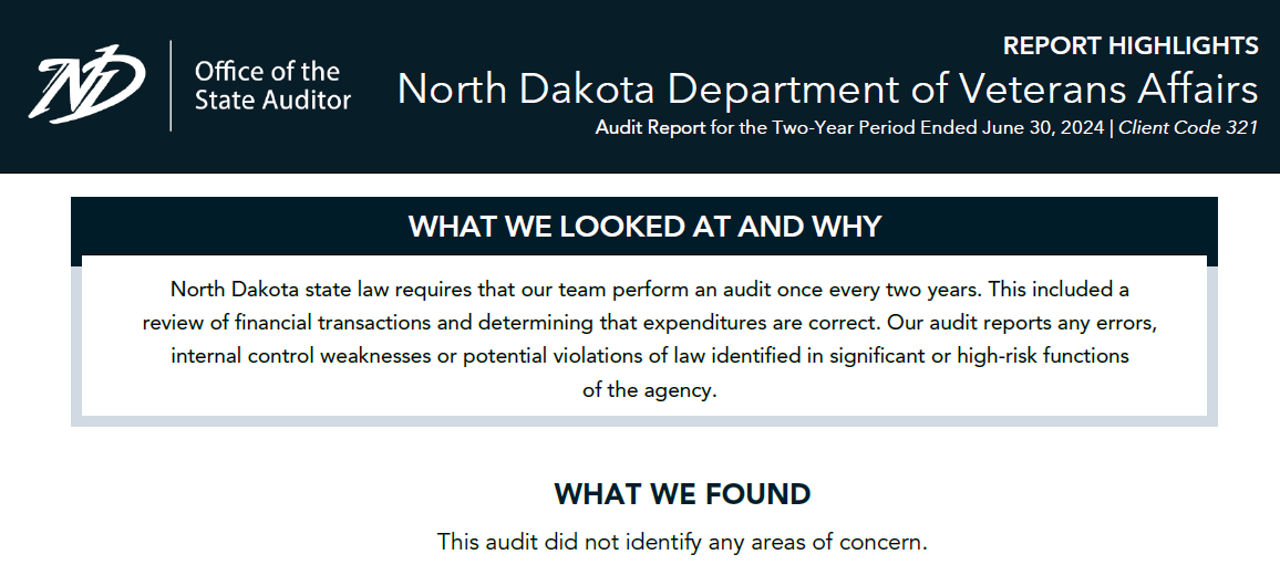 ND Veterans Affairs