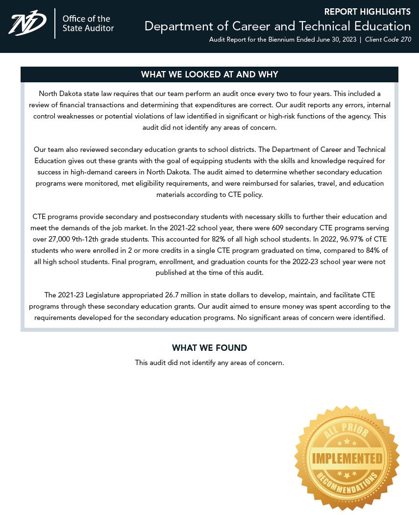 2023 Career & Tech Ed