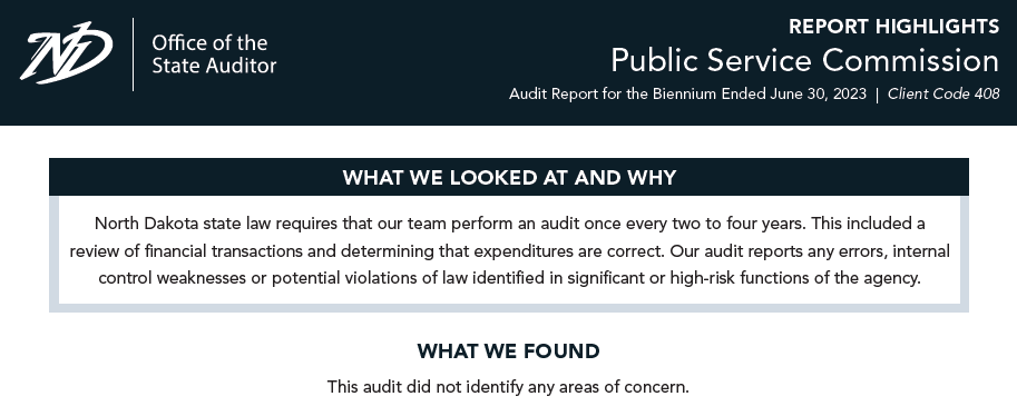 2023 PSC Report Highlights