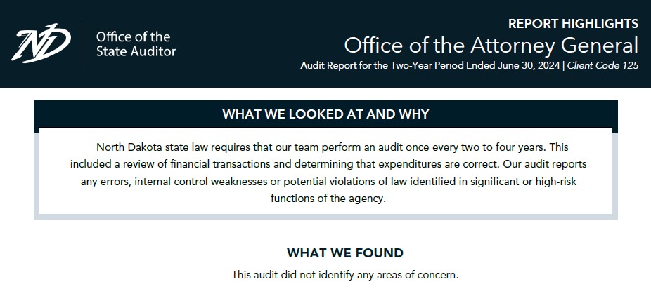 2024 Attorney General - SAO Report