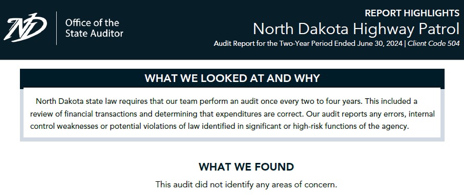 2024 Highway Patrol - SAO Report