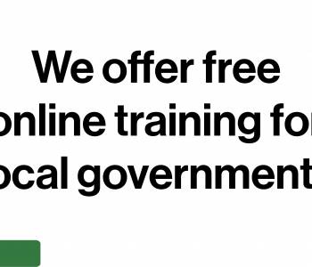 We offer free online training for local governments. The Learning Series, from the Office of Good Government.