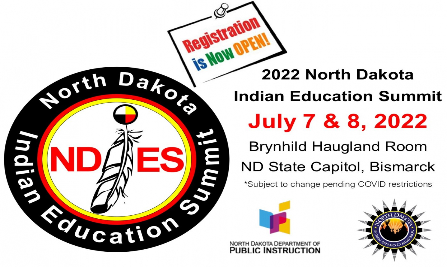 Indian Education Summit Save the Date flyer