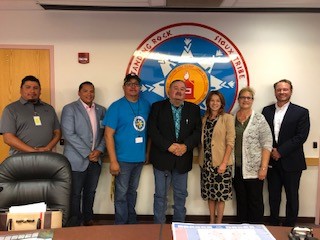 2019 ESSA Tribal Consultation Meeting with Standing Rock Sioux Tribe group photo