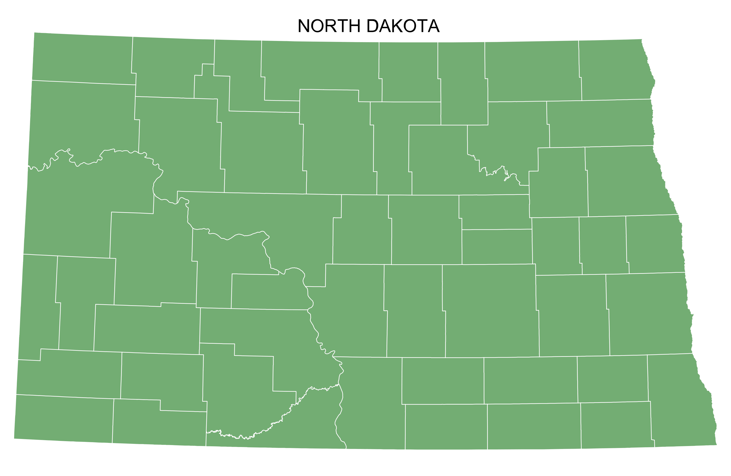 Map of ND.