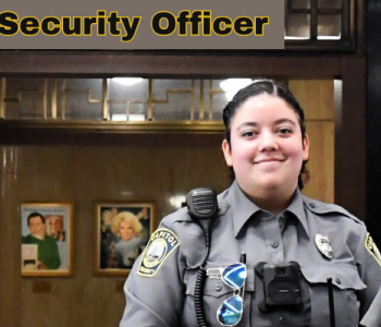 Three Capitol Security Officers with Now Hiring text