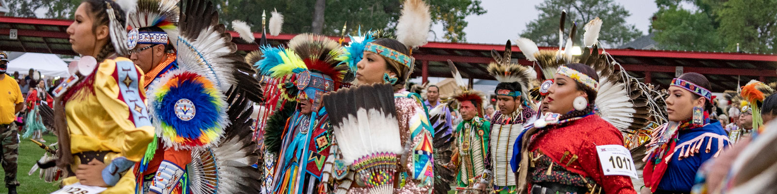 Beautiful regalia on display during Grand March at the UTTC International Powwow. 